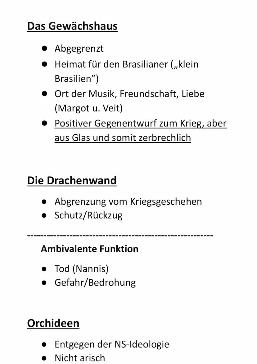 Leitmotive
Thematisches Element
→ Schafft Zusammenhang zwischen
einzelnen Textteilen
Arten von Leitmotiven:
o Wiederkehrende
Handlungselemen