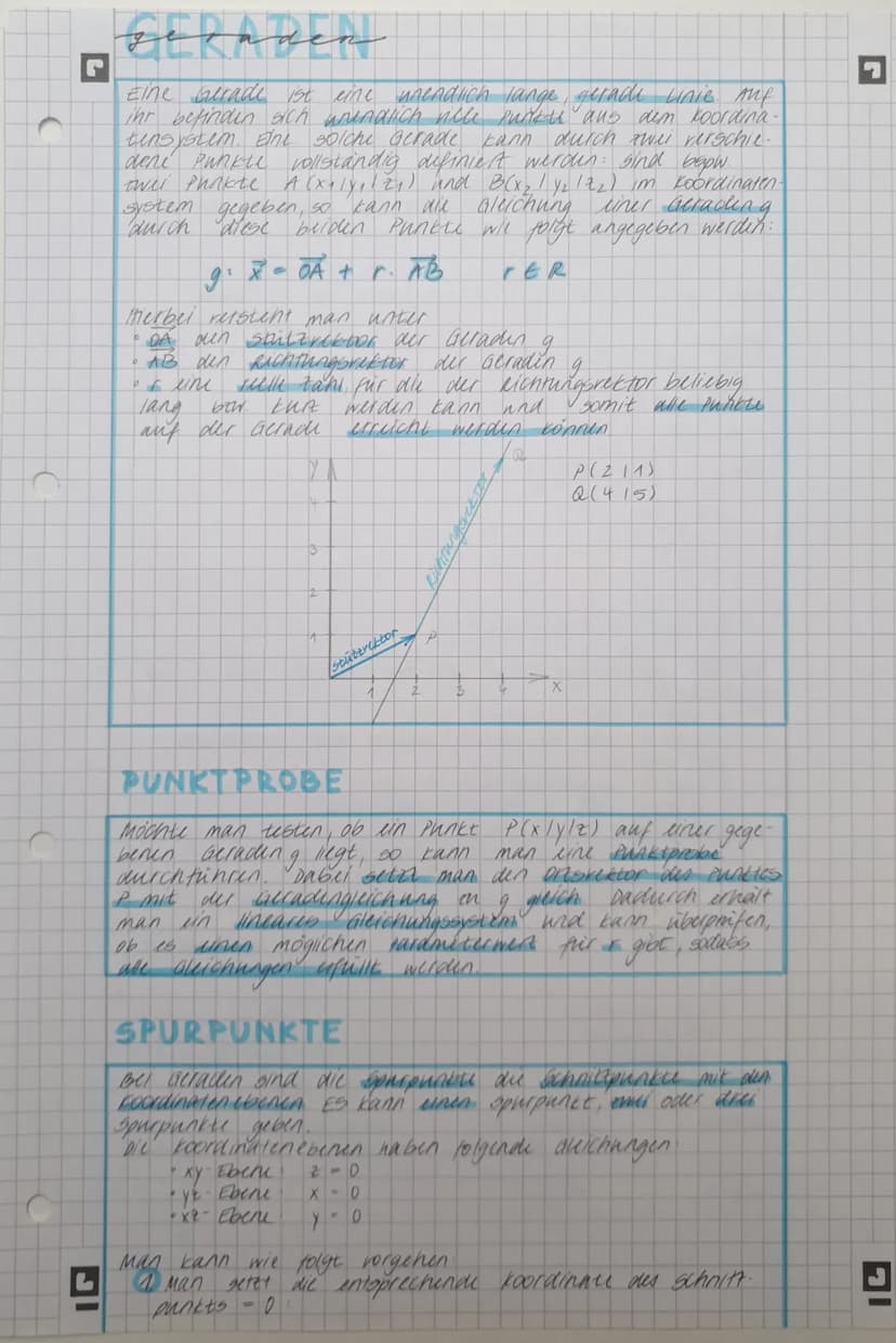 analytische
geometrie
ale gemeines
PERTOREN
Ein Vektor v mit drei koordinaten ist ein geordnetes
tahlentriper, das man als spaltenrektor sch