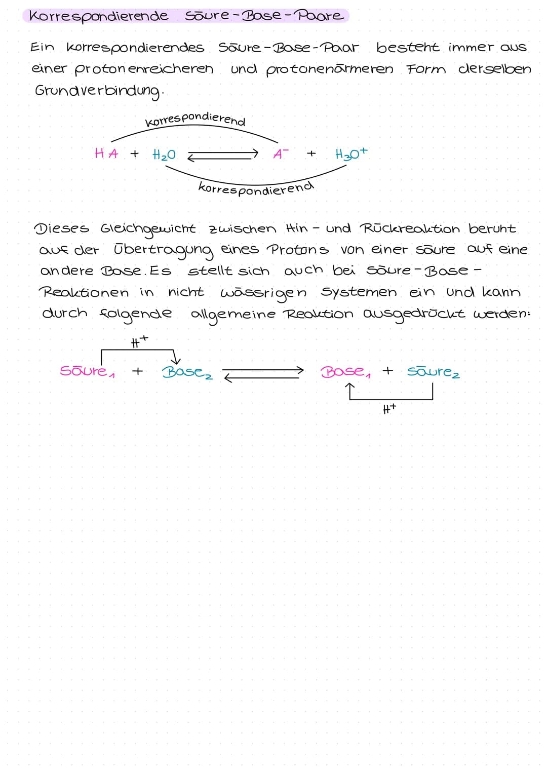 Sauren und Basen
Definition nach Arrhenius
Säuren → alle Wasserstoff verbindungen, die in wässriger Lösung.
unter Bildung von H*- lonen diss