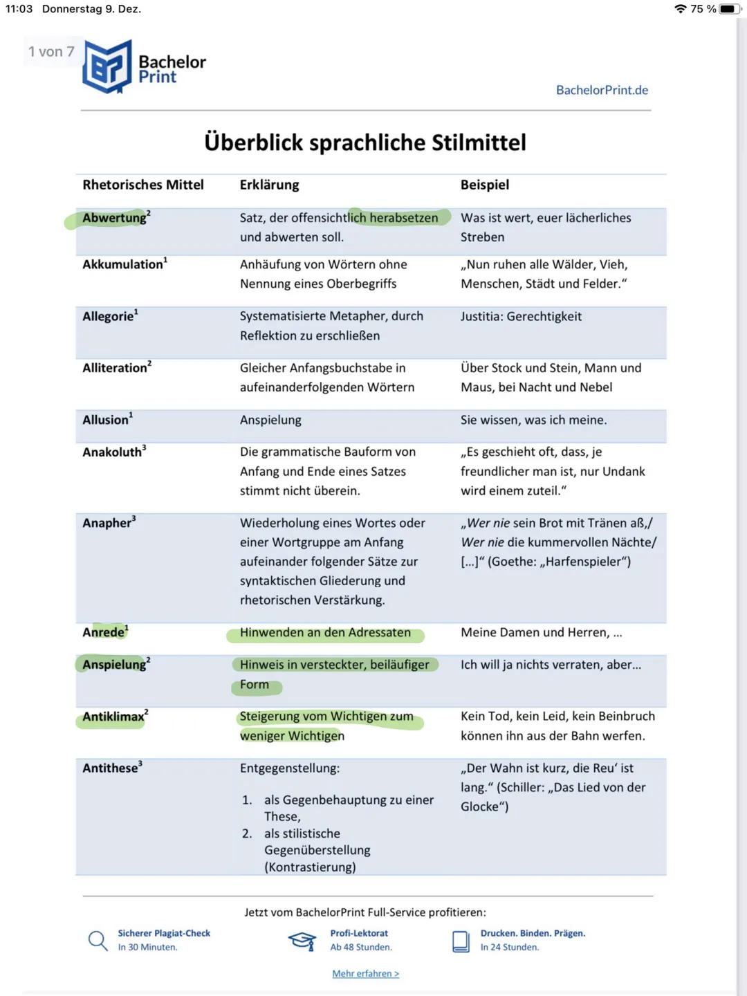 Deutsch Merkblätter
abitur Inhaltsverzeichnis:
Abiturmerkblätter
deutsch Einige Tipps:
Vergegenwärtigen Sie sich, wozu die einzelnen Operato