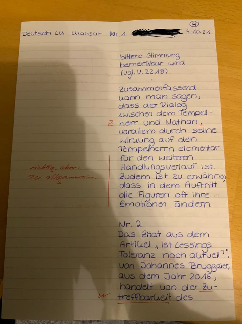 bessen en Häuscht.
ziele der Figuren.
Nathan verfolgt das
z Ziel herauszufinden
Was für ein Stauffen"
(V. 2195) der Vater des
R Tempelhorn d