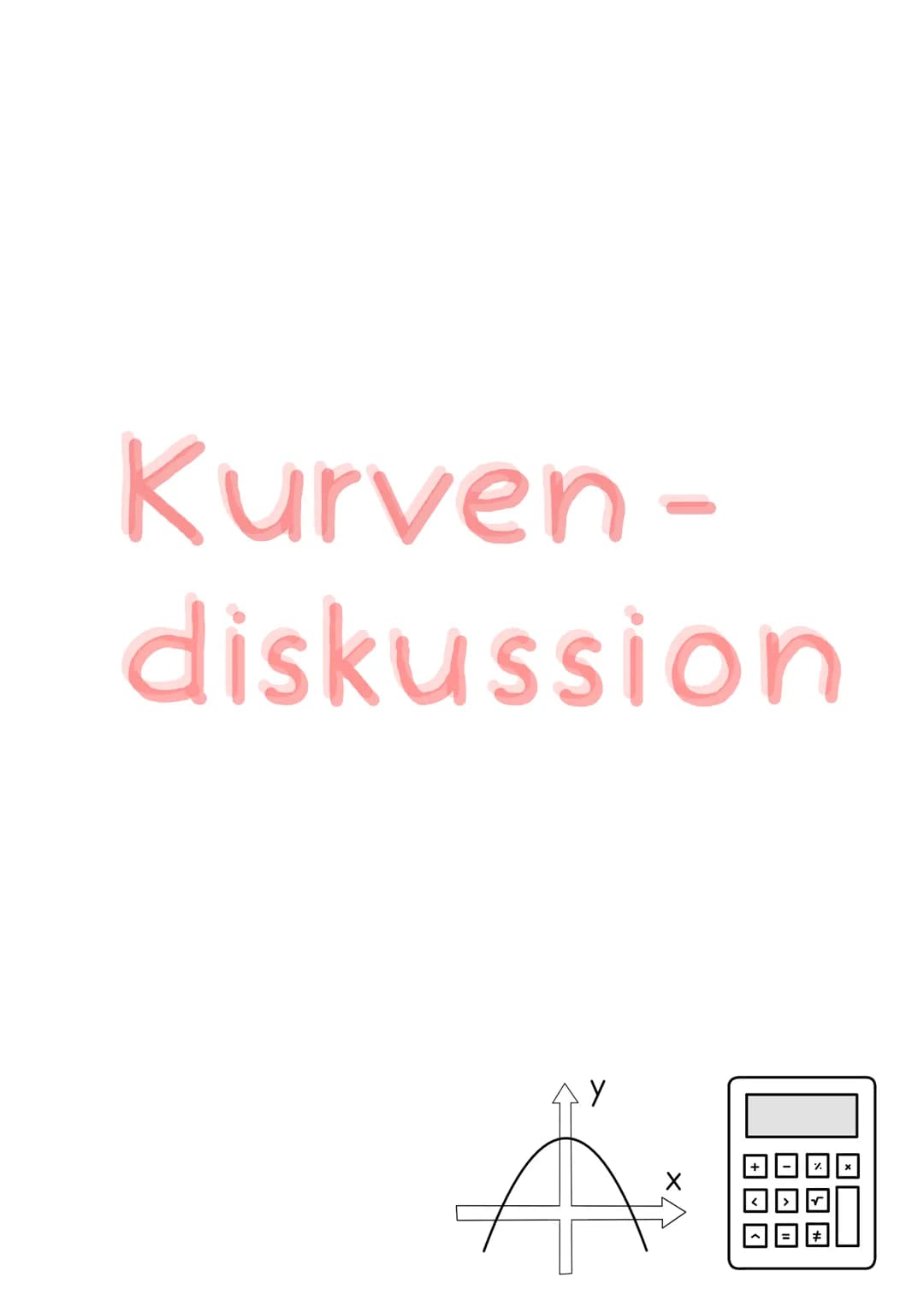 Kurven-
diskussion
ÅR Globalverlauf
Der Graf von ganzrationalen Funktionen
der größten Hochzahl n und
•
.
an > O
.
an <0
Für x gilt:
Symmetr