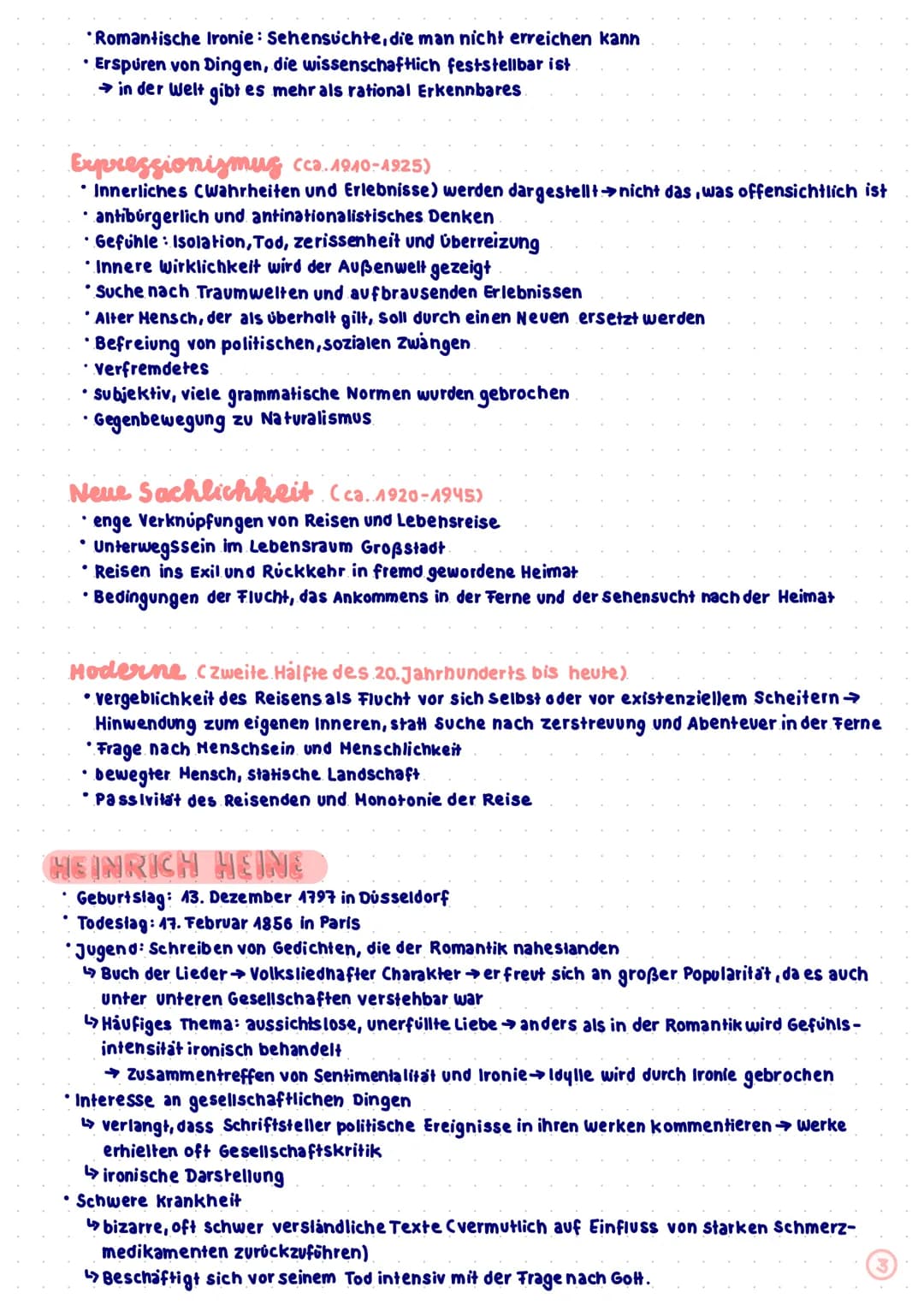 LYRIK
A. GEDICHTSANALYSE SCHREIBEN
2. HOTIVE DES REISENS.
3. EPOCHEN
→ Romantik
→Sturm und Drang
→Expressionismus
Neue Sachlichkeit
→ Modern