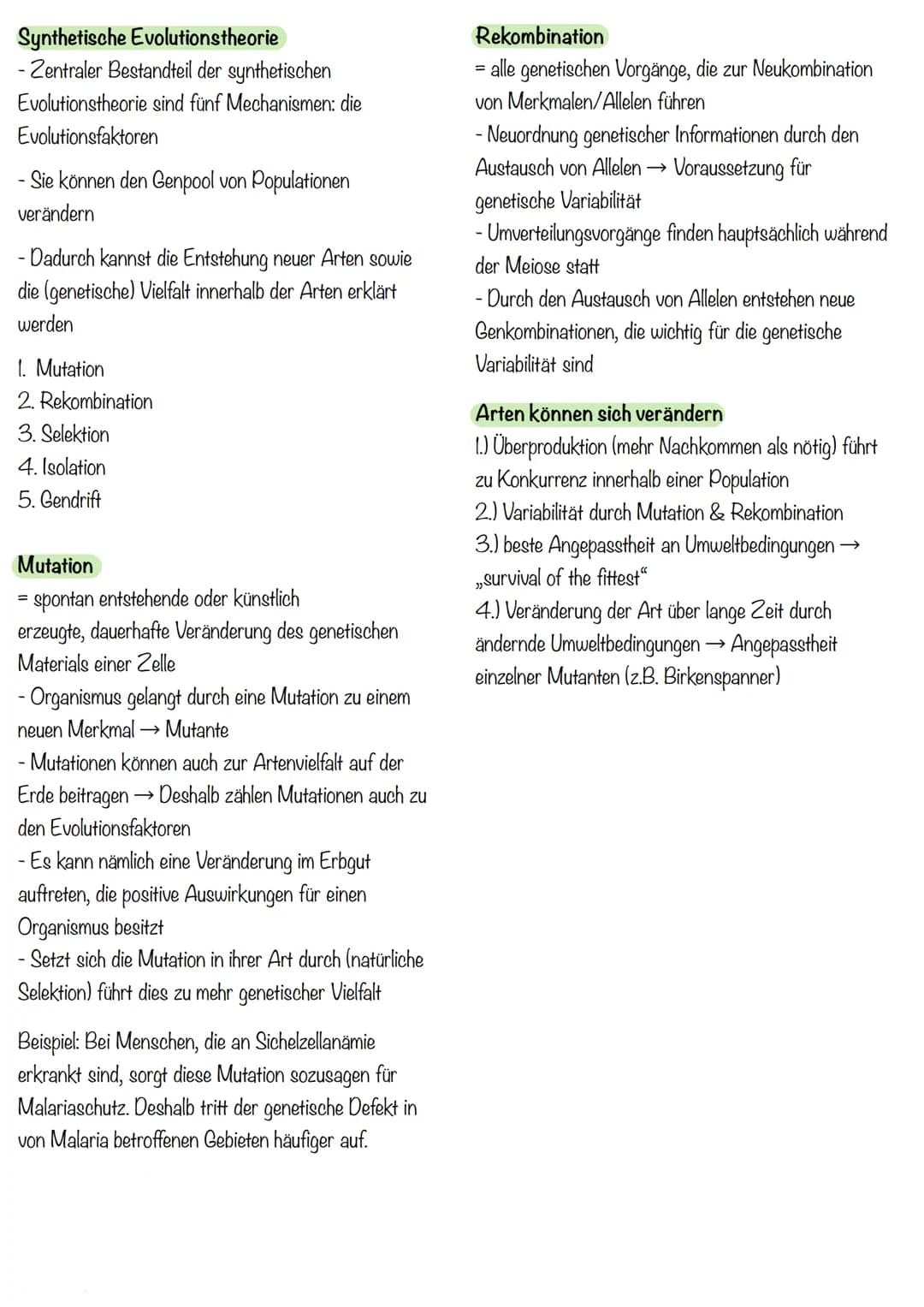liologic klausua evolution
Evolution
Alle Veränderungen, durch die das Leben auf der Erde zu seiner heutigen Form und Vielfalt gelangt, nenn
