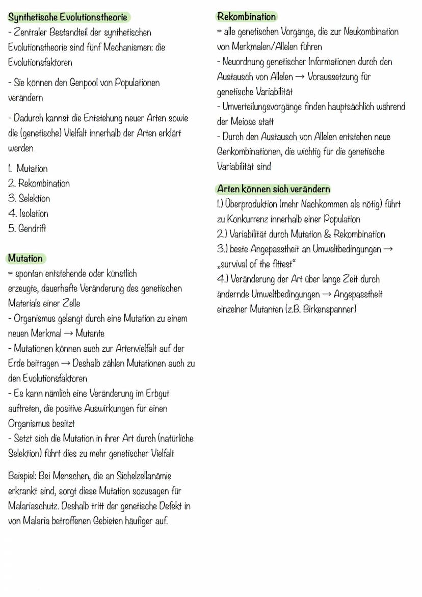 liologic klausua evolution
Evolution
Alle Veränderungen, durch die das Leben auf der Erde zu seiner heutigen Form und Vielfalt gelangt, nenn