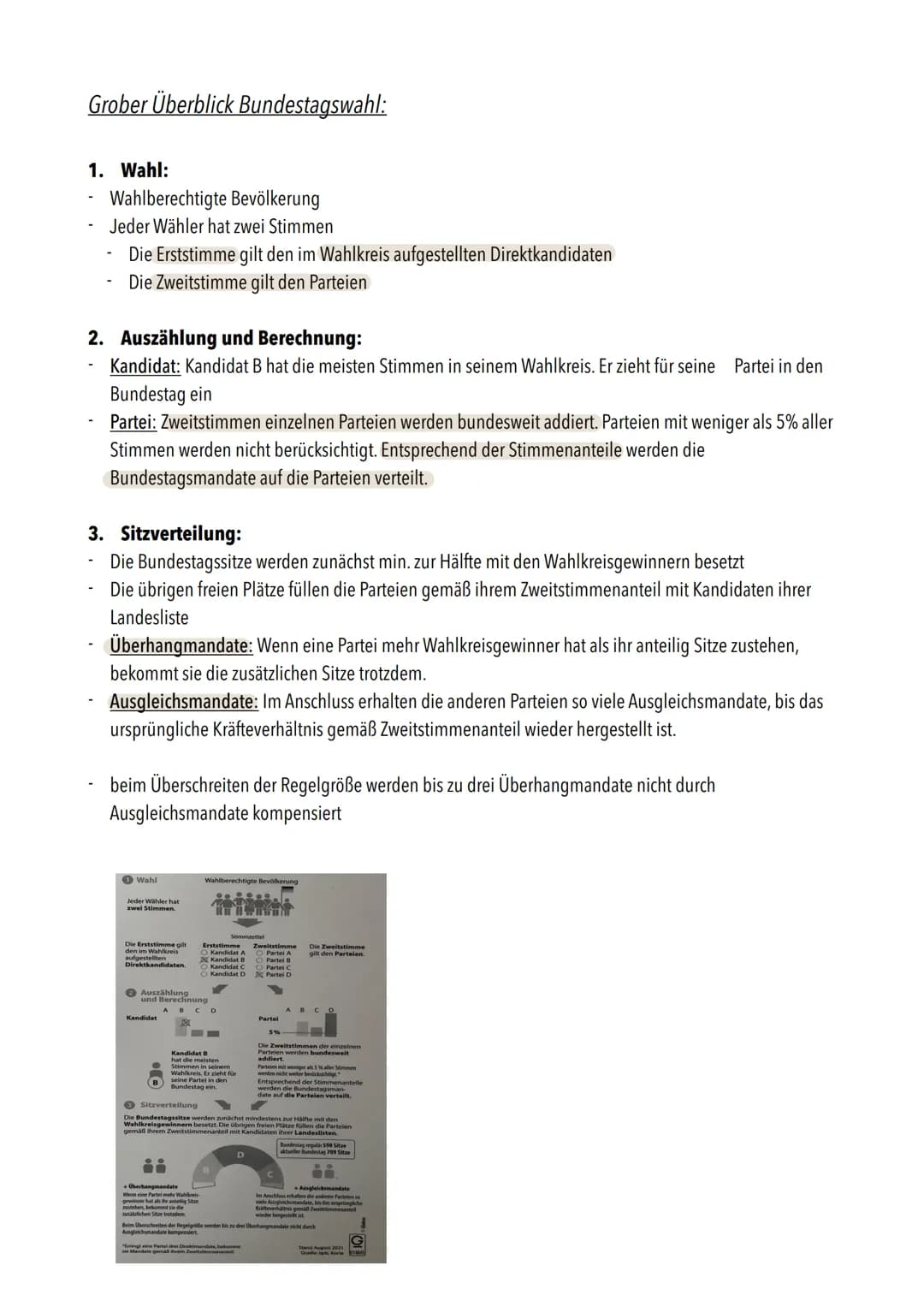 PoWi Klausur Nr.2/Q1
1. Parteien im politischen System
Definition Parteiendemokratie":
demokratisches System, indem politische Parteien ents