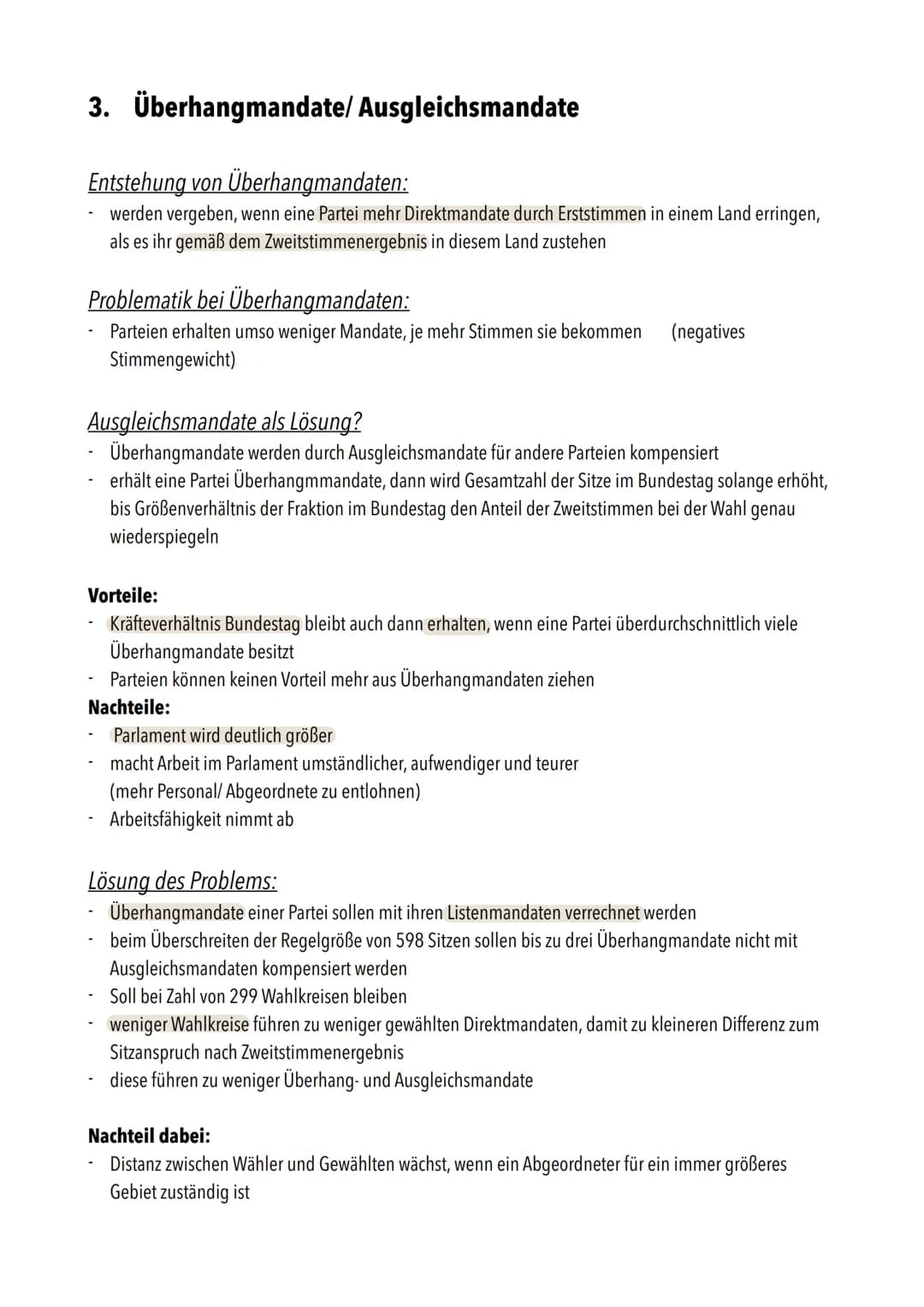 PoWi Klausur Nr.2/Q1
1. Parteien im politischen System
Definition Parteiendemokratie":
demokratisches System, indem politische Parteien ents