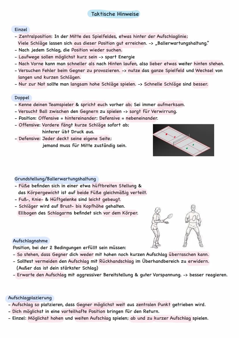 - Rückschlagspiel mit einem Federball; ein Badmintonschläger pro Person.
- Es kann von 2 Spielern als Einzel oder von 4 Spielern als Doppel/