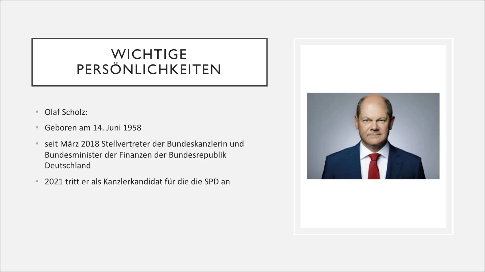 SPD ●
●
●
●
●
●
Allgemeines
GLIEDERUNG
Grundsätze/Schwerpunktthemen
Historie
Wichtige Persönlichkeiten
Entwicklung der Partei
Wahlkampfanaly