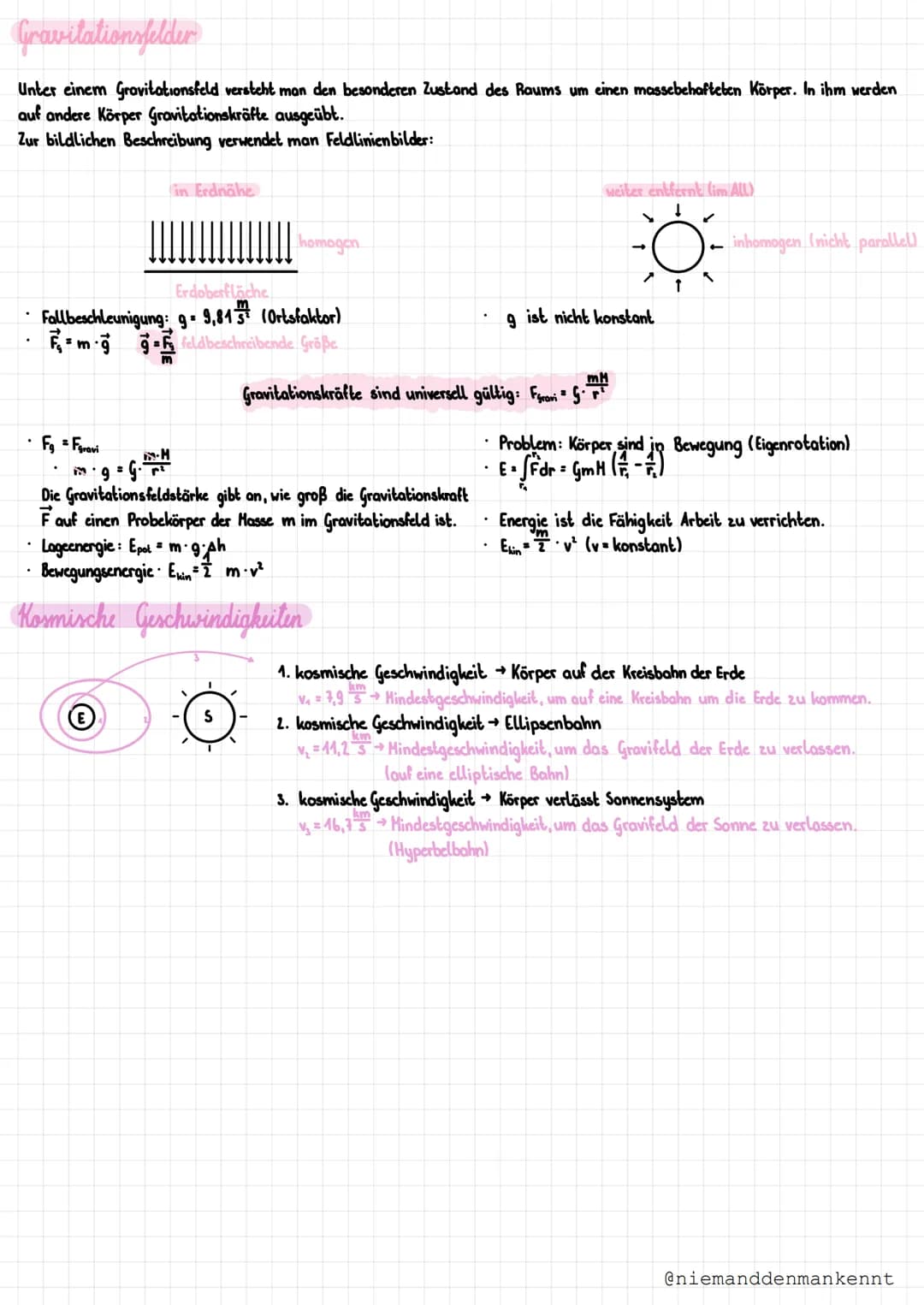 Gravitationsgesetz
gravis (lat.)- schwer
entdeckt von Isaac Newton (1643-1727)
슬
.
↳
1665: F~ (Anziehungskraft zwischen zwei Körpern nimmt d