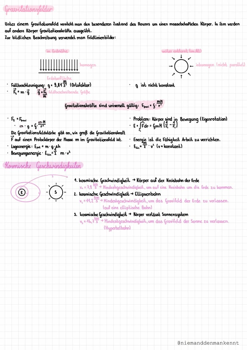 Gravitationsgesetz
gravis (lat.)- schwer
entdeckt von Isaac Newton (1643-1727)
슬
.
↳
1665: F~ (Anziehungskraft zwischen zwei Körpern nimmt d