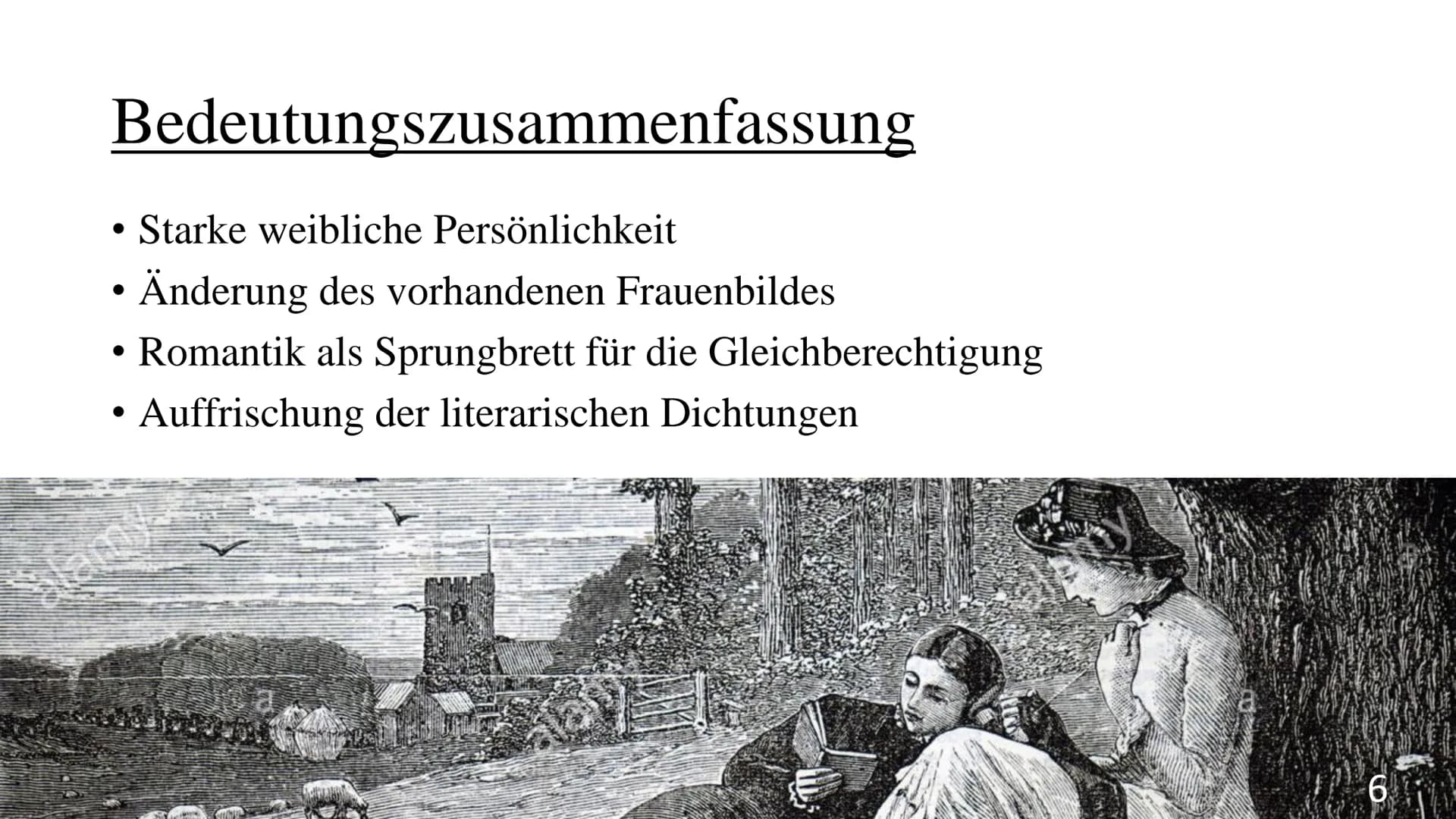 24
1
[₁
SAL
Die Frauen der Romantik
über Karoline von Günderode
9 Gliederung
Wiederholung Romantik
• Hintergrund/ Situation am Anfang der Ro