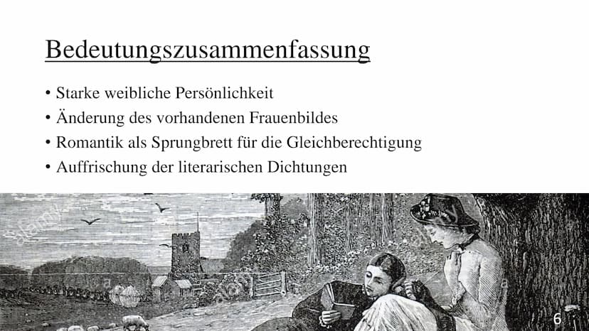 24
1
[₁
SAL
Die Frauen der Romantik
über Karoline von Günderode
9 Gliederung
Wiederholung Romantik
• Hintergrund/ Situation am Anfang der Ro