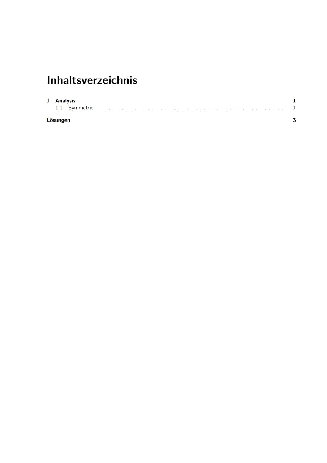 Inhaltsverzeichnis
1 Analysis
1.1 Symmetrie
Lösungen
1
1
3 1 Analysis
1.1 Symmetrie
Merke
Beispiel 1:
Achsensymmetrisch zur y-Achse:
Punktsy