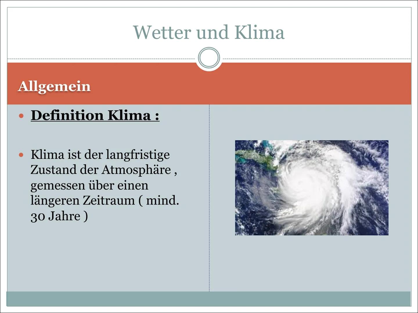 Wetter und Klima Handout
Beantworte alle Fragen zur Power Point Präsentation
1. Was bedeutet Klima/ Wetter ?
2. Nenne 2 Klimazonen mit jewei