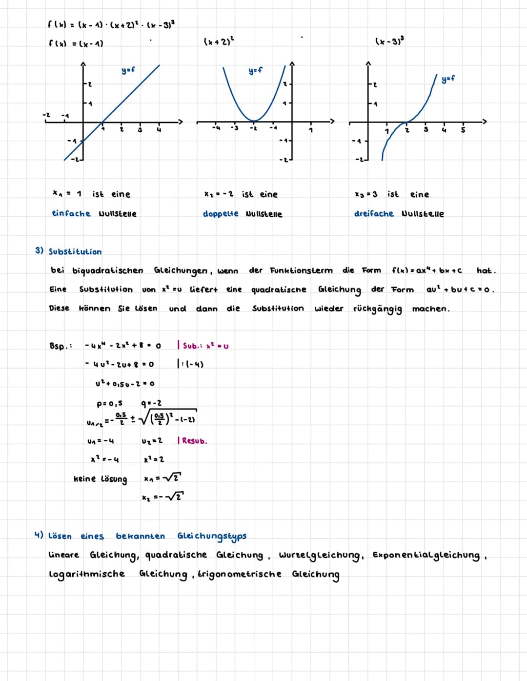 GANRATIONALE
Eine Funktion f, die als
geschrieben werden kann,
f(x)= anx" + an-₁ X^
n-
Dabei sind die Koeffizienten an. an. ₁.... a. reelle 