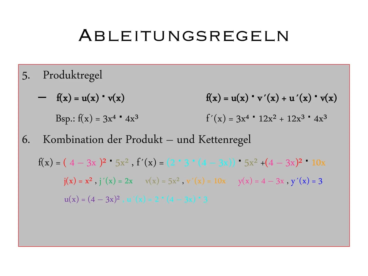 ABLEITUNGEN
J11.1 Ausarbeitung GFS Ableitungen:
Gliederung:
1. Was ist eine Ableitung?
2. Ableitungsregeln
3. Graphisches Ableiten
4. Quelle