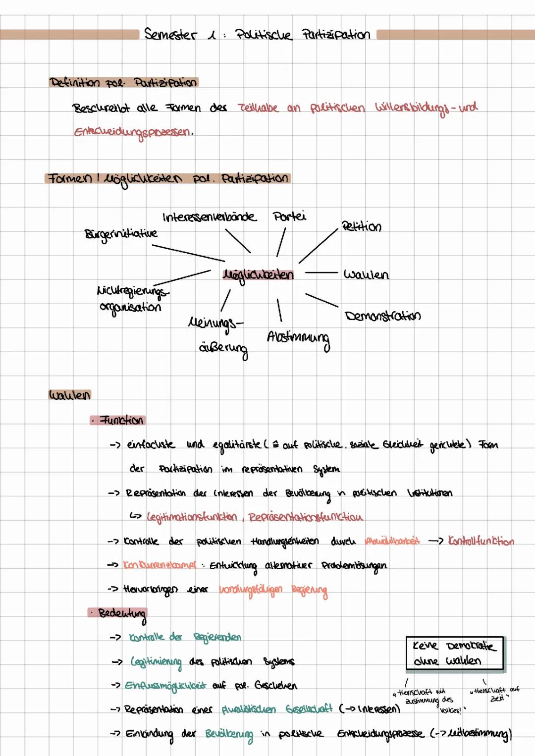 Politische Partizipation