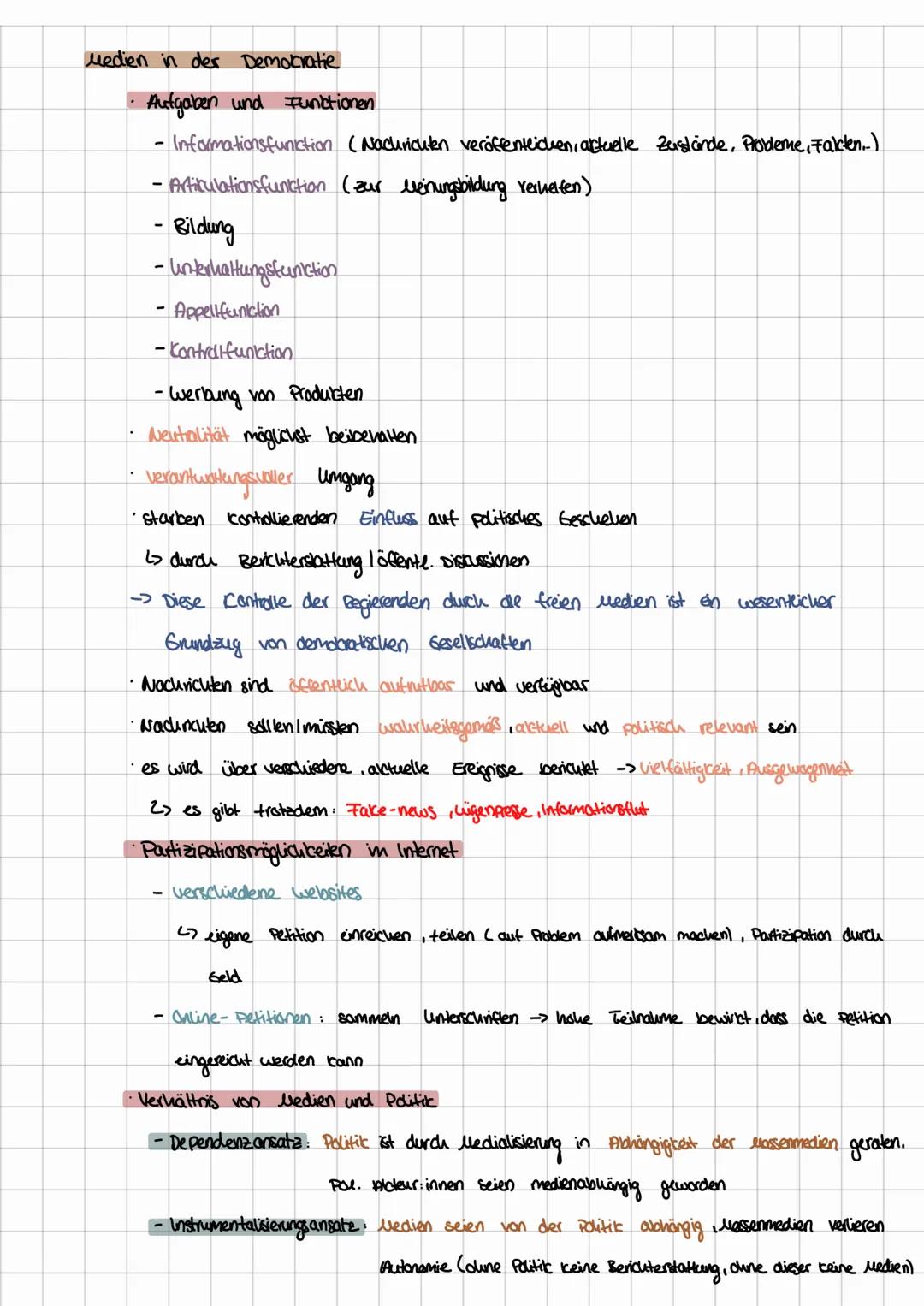 Semester 1: Politische Partizipation
Definition pol. Partizipation
Beschreilot alle Formen der Teilhabe an politischen Willensbildungs- und
