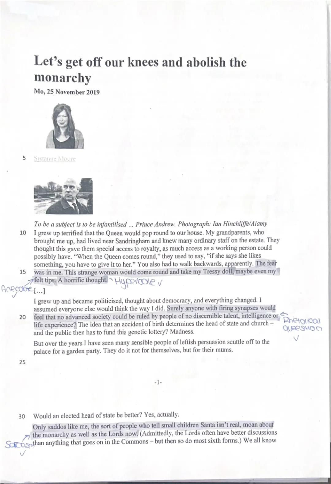 Klausur Englisch LK,

Teil 1: Mediation (30 Punkte)
✓ Mediate the main and most important information from the article "Herzogin Meghan
und 