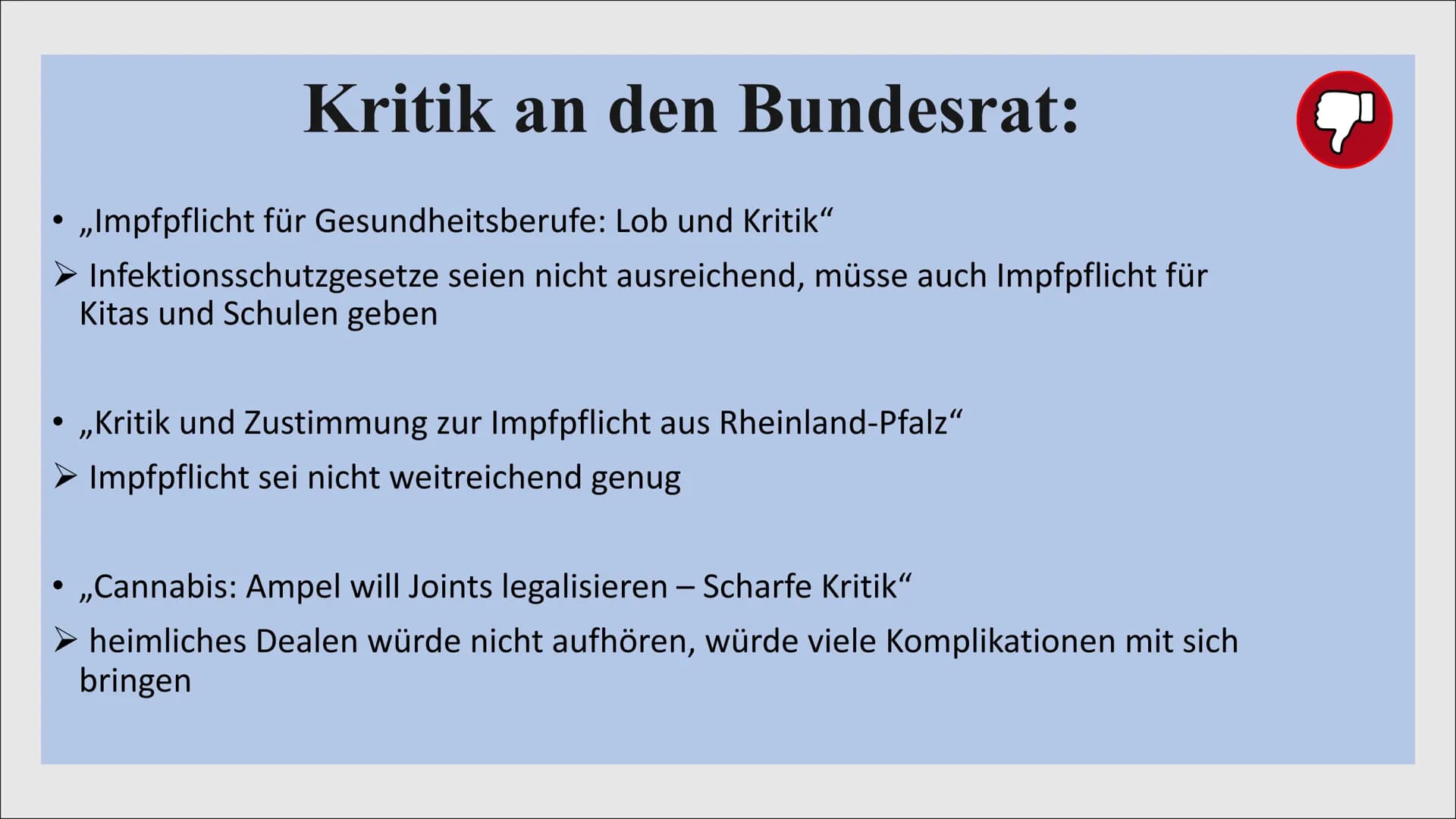 wwww.
BUNDESR
DER BUNDESRAT
BUNDESRAT ●
●
●
Zusammensetzung des Bundesrates
Aufgaben vom Bundesrat
Arbeitsweise vom Bundesrat
• Kritik an de