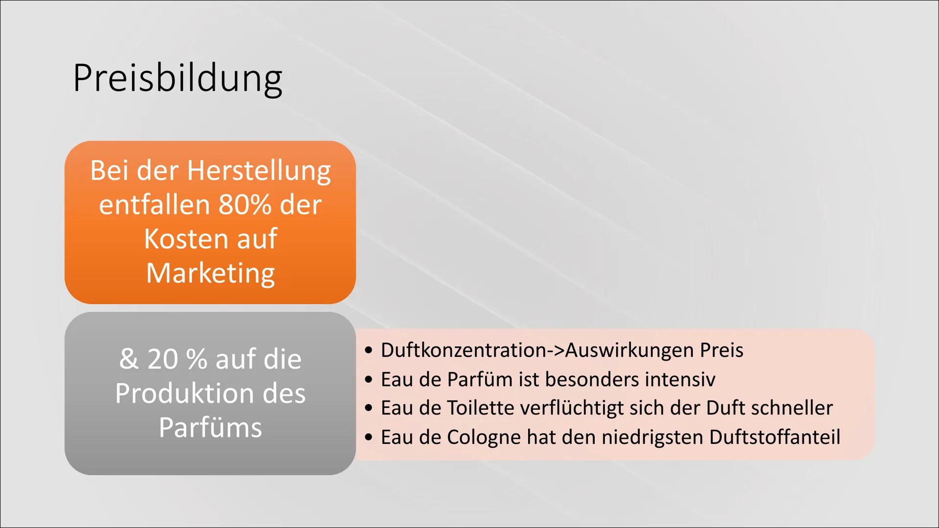 Herstellung von Parfüm
von Julia & Tabea ,,Du kannst den Geruch einer
Katze genauso wenig destillieren
wie deinen oder meinen!"
Das Parfum- 