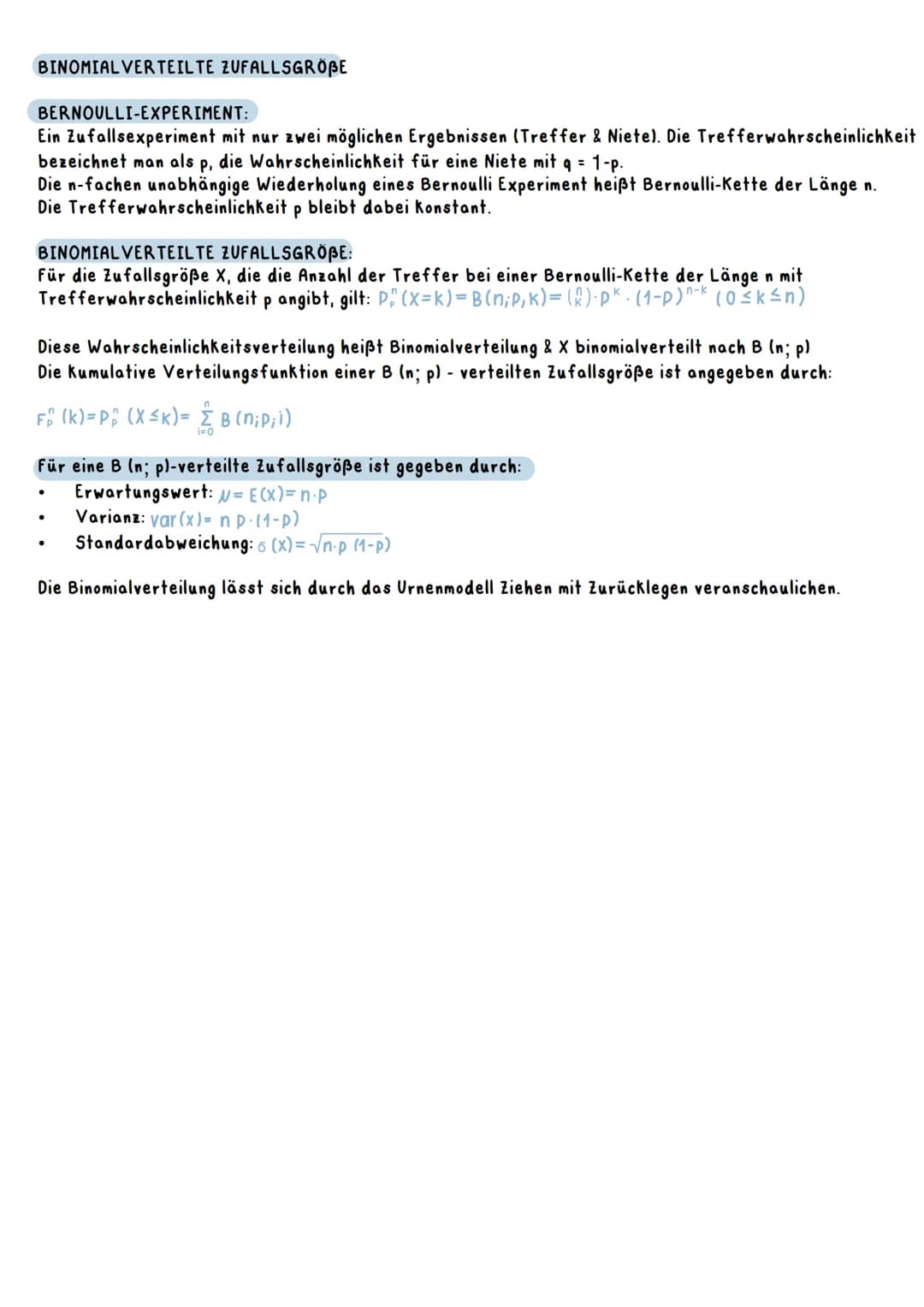 EREIGNISSE
Ergebnisraum Ω:
umfasst alle möglichen Ausgänge (Ergebnisse) eines Zufallsexperiments. Die Anzahl der Elemente vom
Ergebnisraum w
