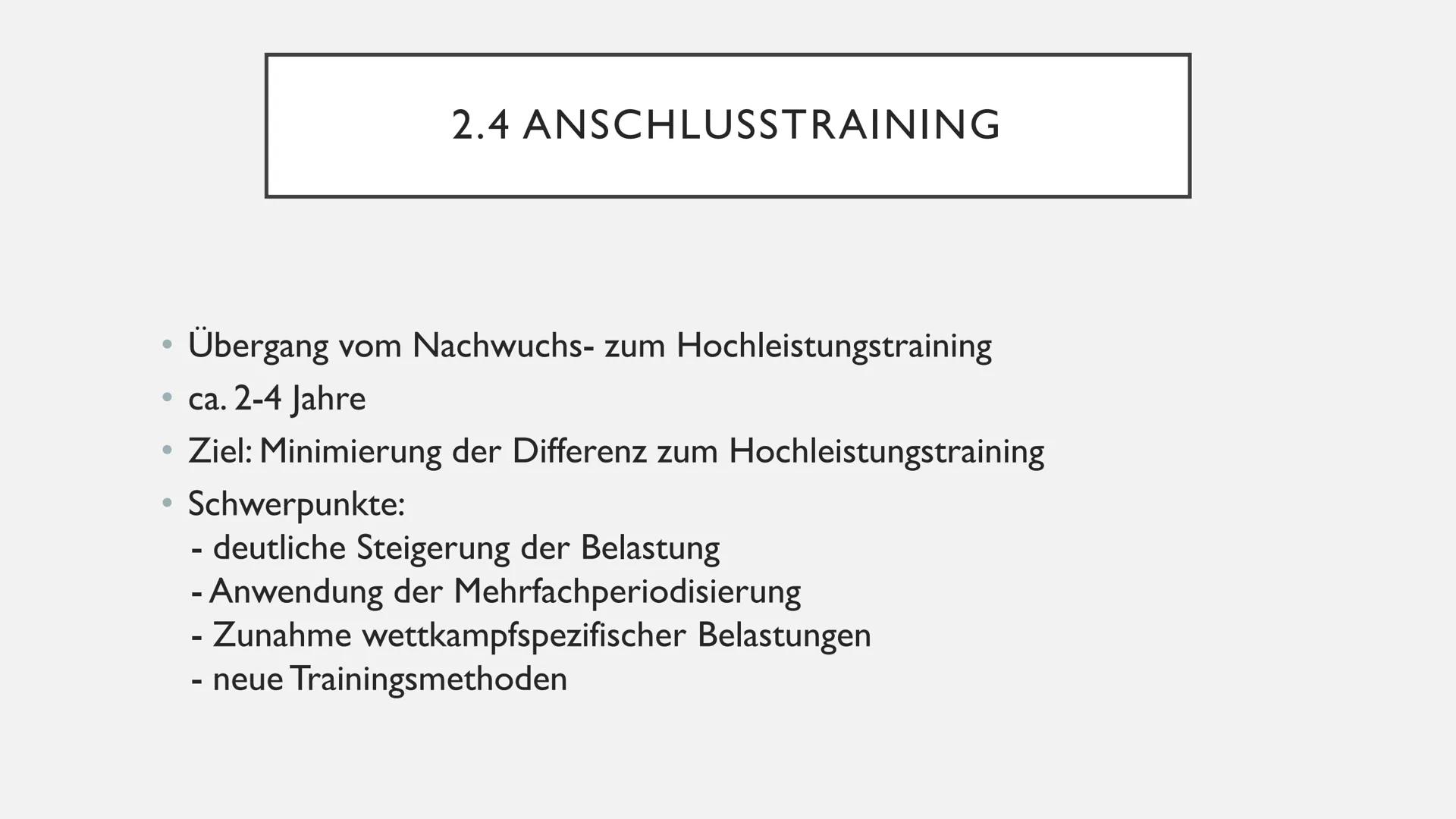 TRAININGSPLANUNG UND
STEUERUNG DES LANGFRISTIGEN
TRAININGSPROZESSES
von Celina Schneider und Sina Hradetzky Sina Hradetzky und Celina Schnei