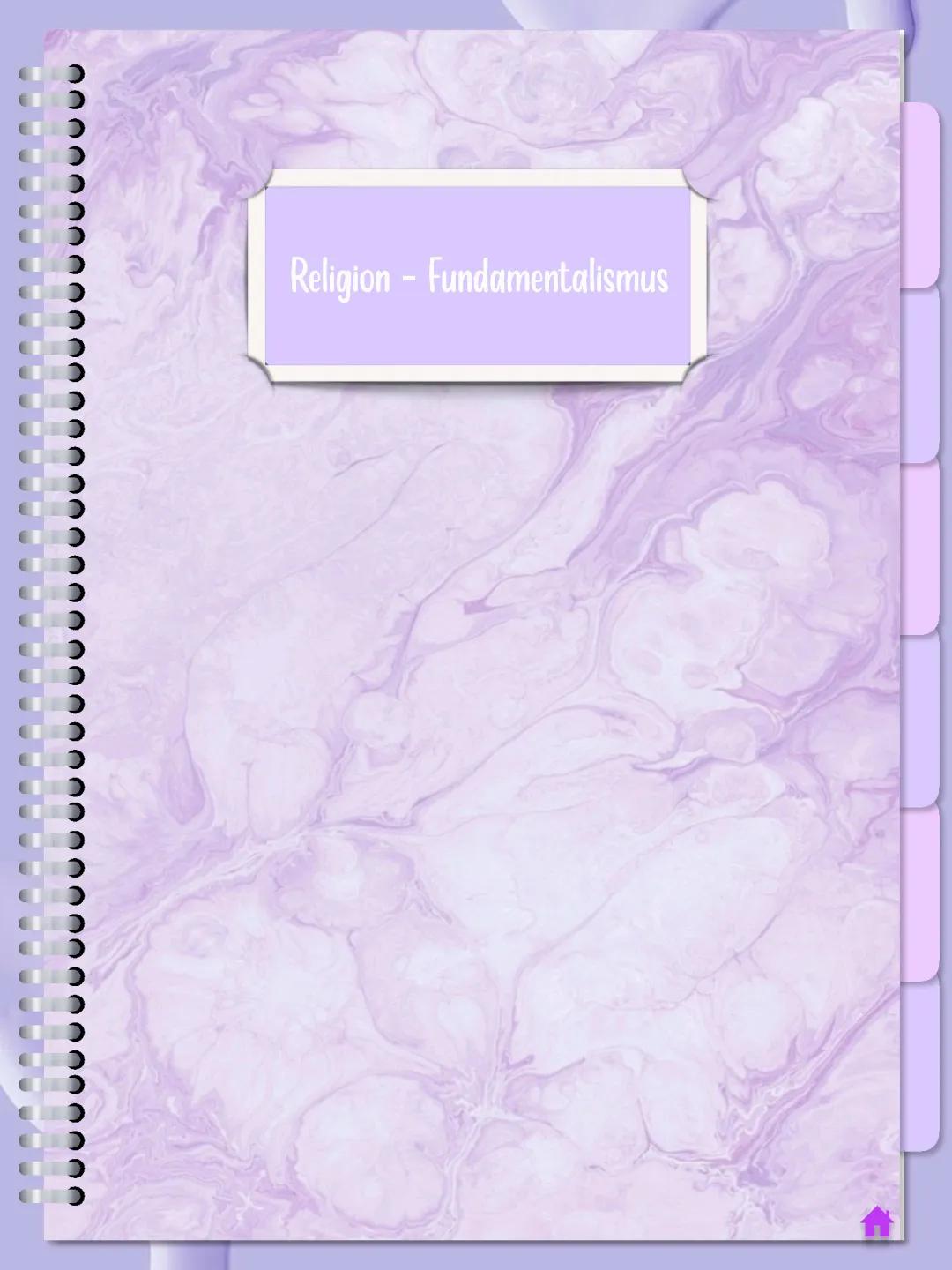 Die Merkmalen des Fundamentalismus 