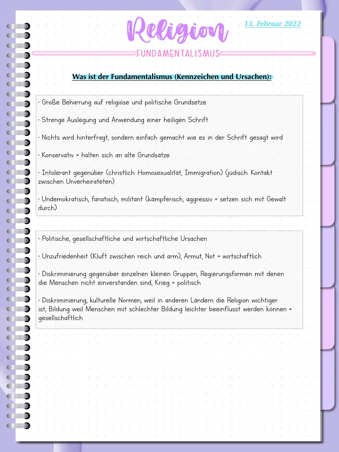 000000000000000000000
0000000000000000000
Religion - Fundamentalismus Religion
FUNDAMENTALISMUS
1.3. Februar 2022
Was ist der Fundamentalism