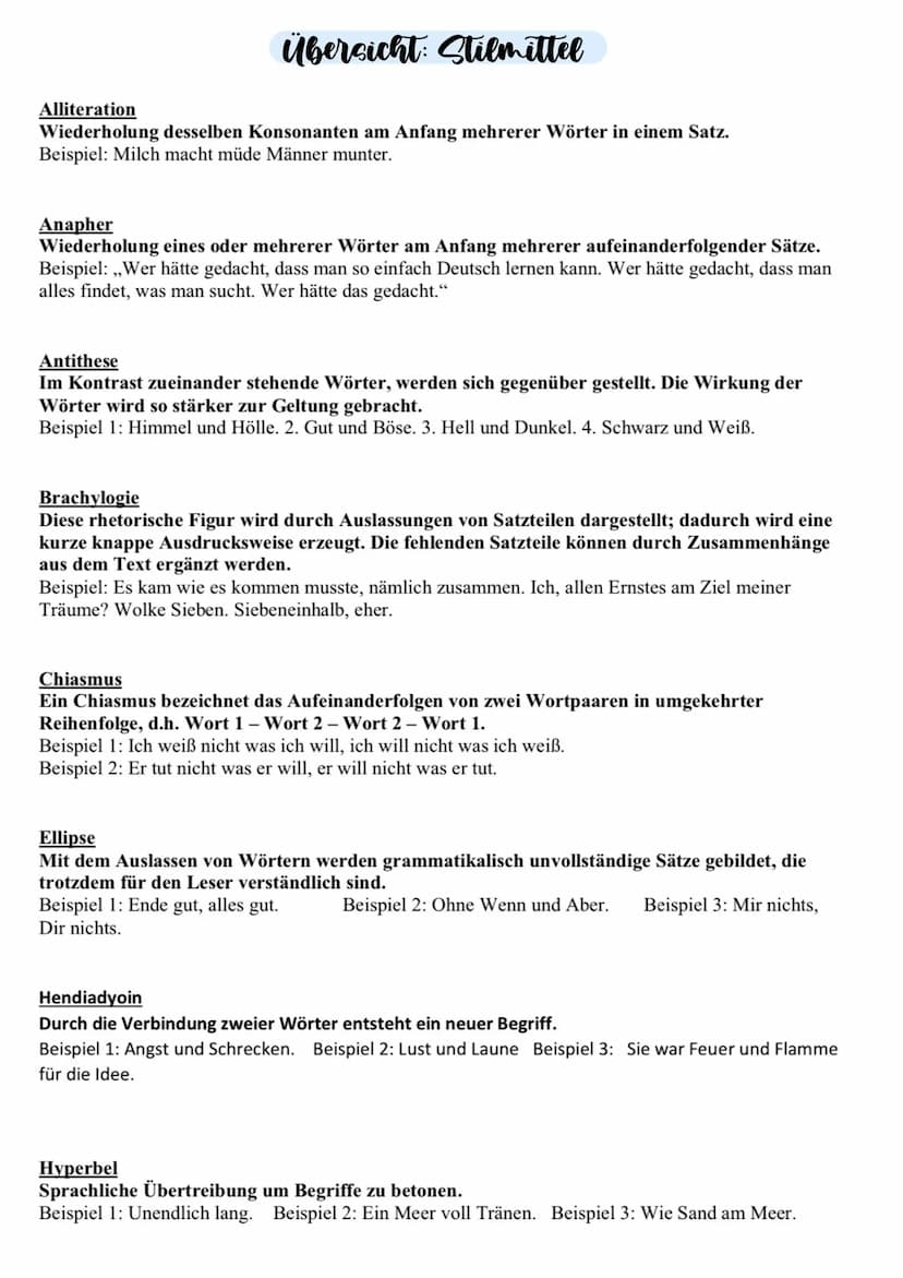sonder
Merkmale von Kurzgeschichten
● ,,geringer" Umfang (à ,,in einem Rutsch" durchlesbar/leicht überschaubar)
unvermittelter Beginn, keine