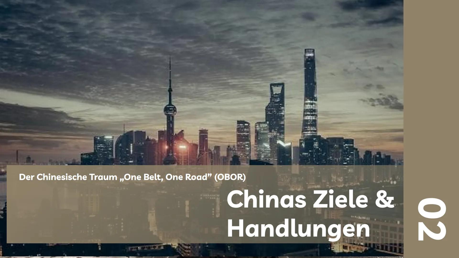 Die Seidenstraße
Ein Referat von Nurgül Angin und
Nesrin Fouani 01
02
03
04
Die Seidenstraße
Chinas Ziele & Handlungen
Problematiken & Chanc