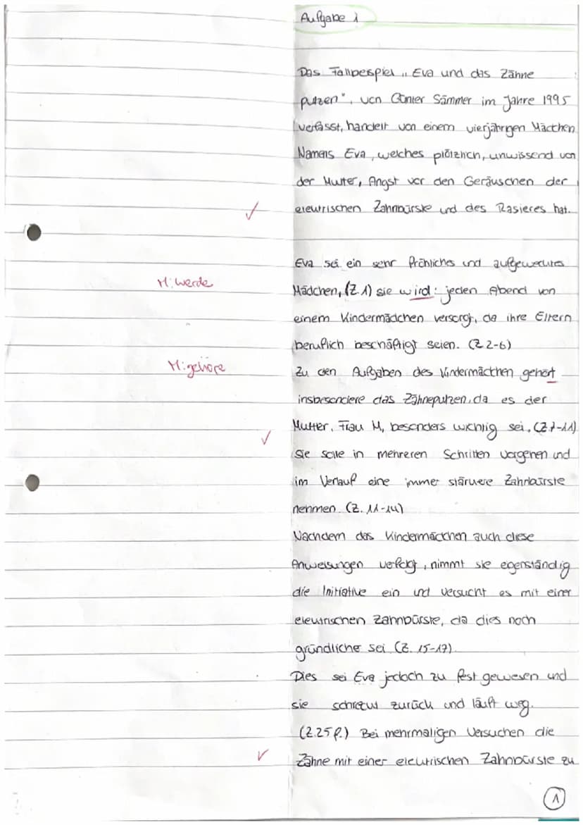 Aufgaben:
1. Fasse die dargestellte Situation, in der sich Eva befindet, in eigenen Worten zusam-
men. (18 Punkte)
Bearbeitungshinweise:
● E
