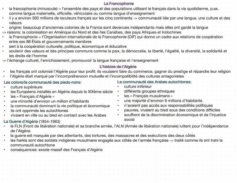 La France
un état centralisé depuis le 17ème siècle
tous les décisions concernant l'ensemble du pays sont pris à Paris
très diverse: grande 