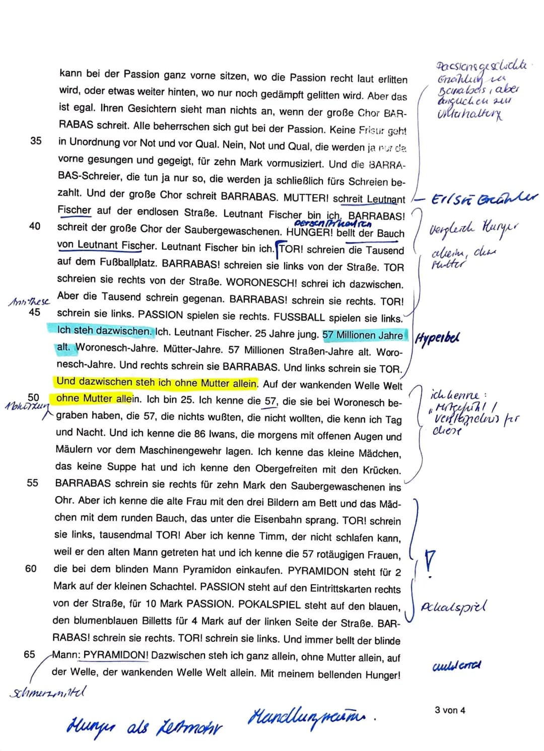 Q2 Kurs
Sek II
Klausur unter Abiturbedingungen
Name:_
Auseinandersetzung mit Krieg, Verfolgung und Vernichtung im Nationalsozialismus -
,,Un