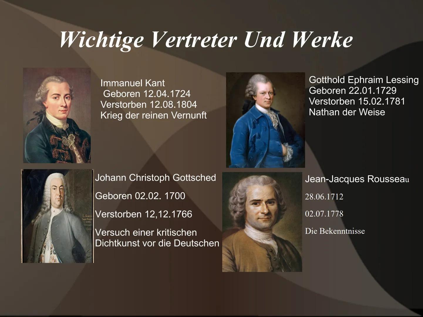 Die Epoche
Der Aufklärung
Von Alaa 11c Gliederung
1. Definition
2. der Phasen
3. Merkmale
3.1 Historische Kontext
3.2 Philosophische Hinterg