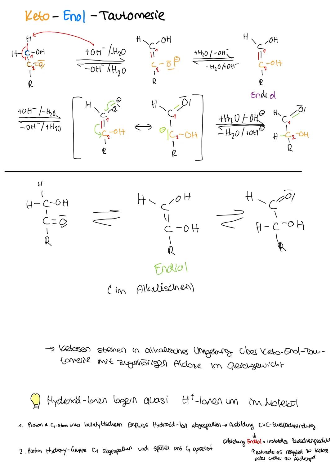 Organische Chemie
C
Lernzettel
Kohlenhydrate
1. Klausur
Q2
chemie LK KOHLENHYDRATE
ÜBERBLICK
Aldehyde
ketone
→ Kohlenhydrate
→ Kohlenstoff +