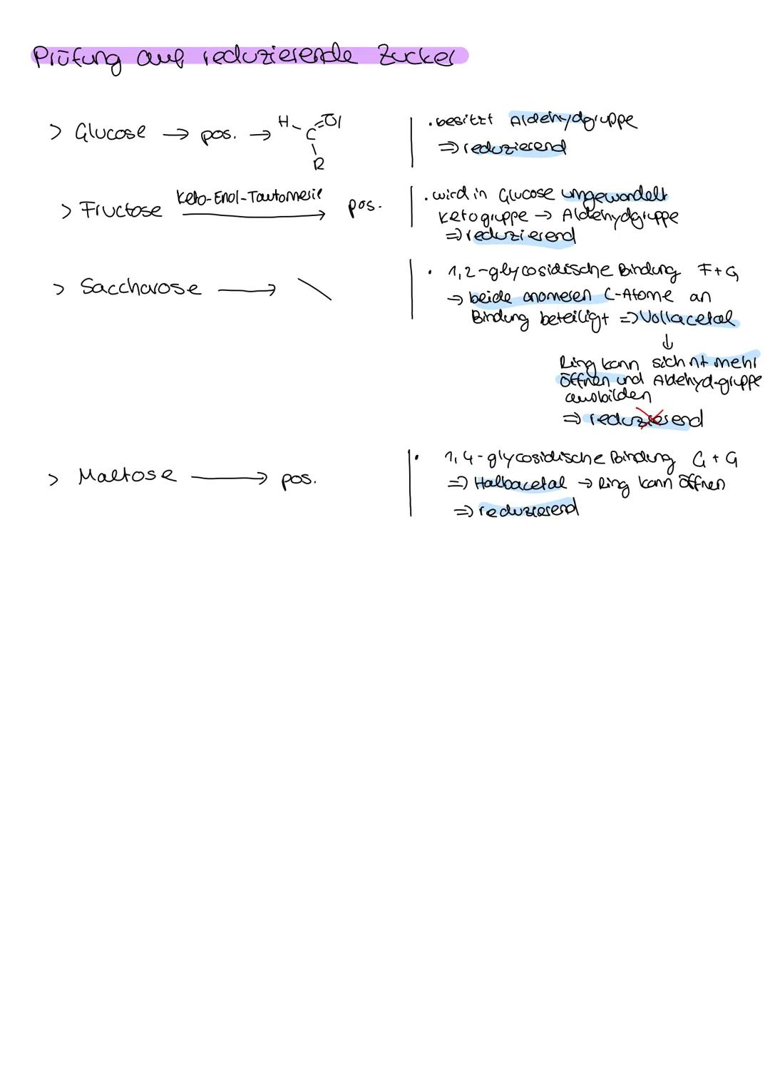 Organische Chemie
C
Lernzettel
Kohlenhydrate
1. Klausur
Q2
chemie LK KOHLENHYDRATE
ÜBERBLICK
Aldehyde
ketone
→ Kohlenhydrate
→ Kohlenstoff +