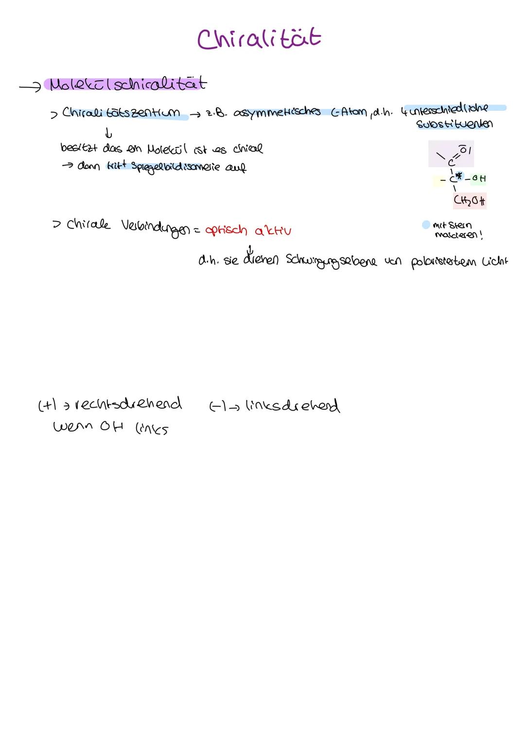 Organische Chemie
C
Lernzettel
Kohlenhydrate
1. Klausur
Q2
chemie LK KOHLENHYDRATE
ÜBERBLICK
Aldehyde
ketone
→ Kohlenhydrate
→ Kohlenstoff +