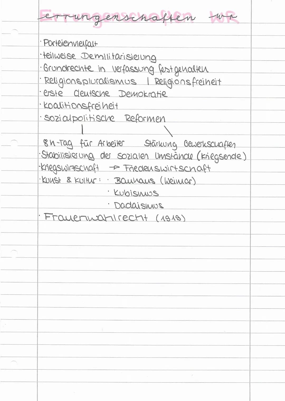 errungenschaften two
•Porteienvielfalt
teilweise Demilitarisierung
·Grundrechte in verfassung festgehalten
Religions pluralismus | Religions