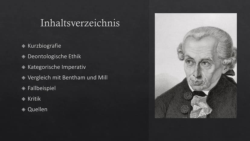 
<h2 id="kurzbiografie">Kurzbiografie</h2>
<p>Immanuel Kant wurde 1724 in Königsberg geboren. Bereits mit acht Jahren besuchte er das Friedr