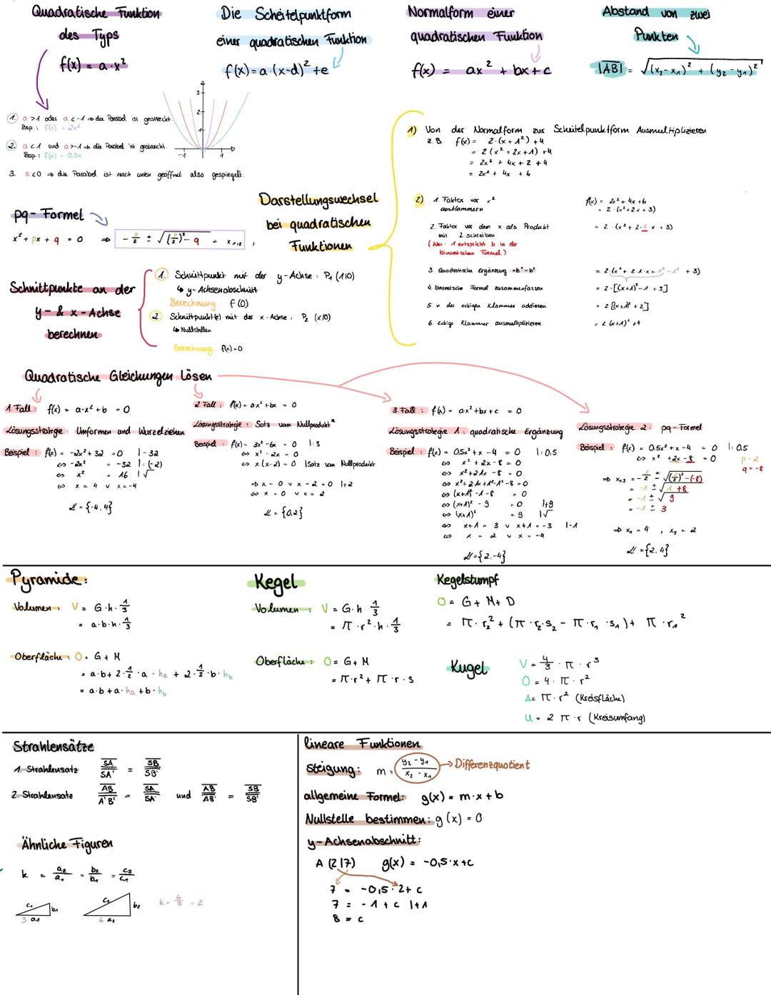 mathe - formeln 