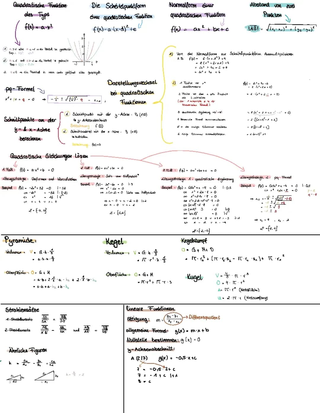 mathe - formeln 