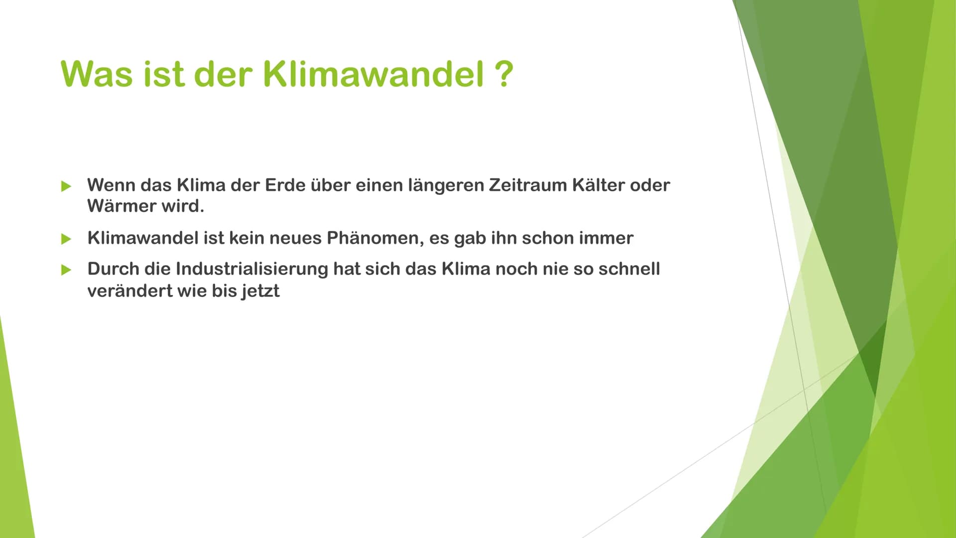 Klimawandel
Anabel Moghaddam Far Kl.10 Inhaltsverzeichnis
Was ist der Treibhauseffekt?
► Ursachen des Treibhauseffekts
Was ist der Klimawand