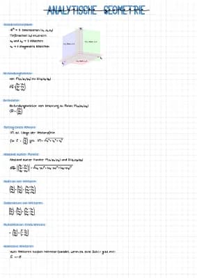 Know  Analytische Geometrie  thumbnail