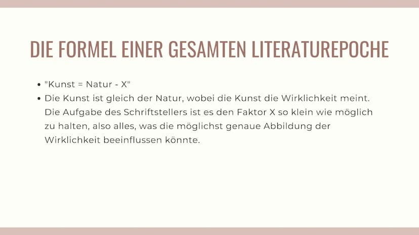 Packleiner and
Hay Beckons
Rothe
NATURALISMUS
TIO INHALTSVERZEICHNIS
1. Allgemeine Fakten
2. Zeitgeschichtlicher Hintergrund
2.1 Kernproblem