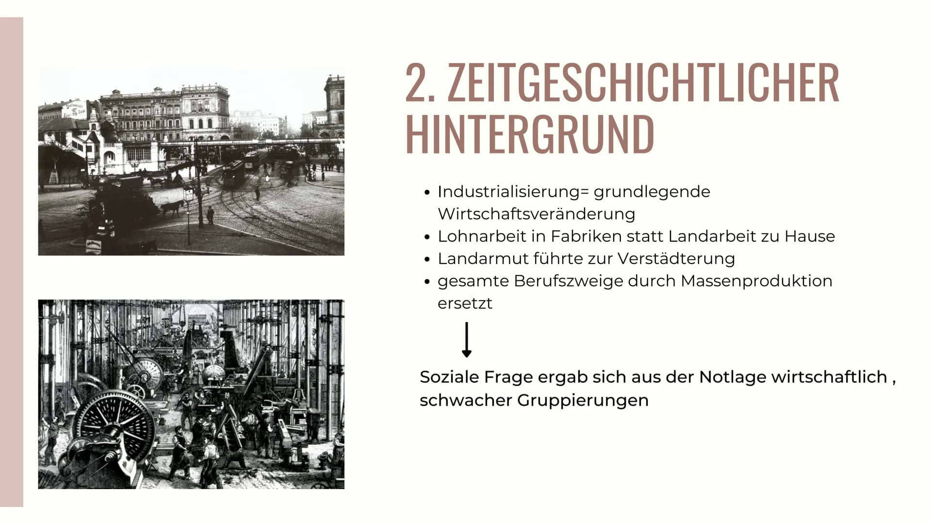 Packleiner and
Hay Beckons
Rothe
NATURALISMUS
TIO INHALTSVERZEICHNIS
1. Allgemeine Fakten
2. Zeitgeschichtlicher Hintergrund
2.1 Kernproblem