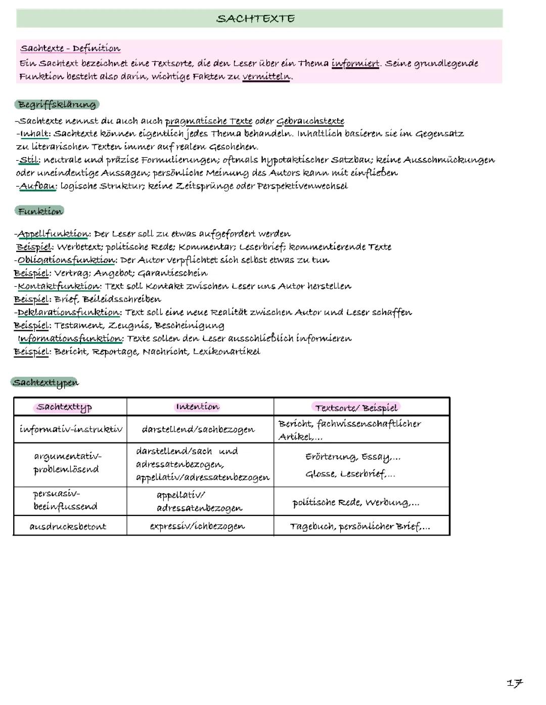 Sachtexte 