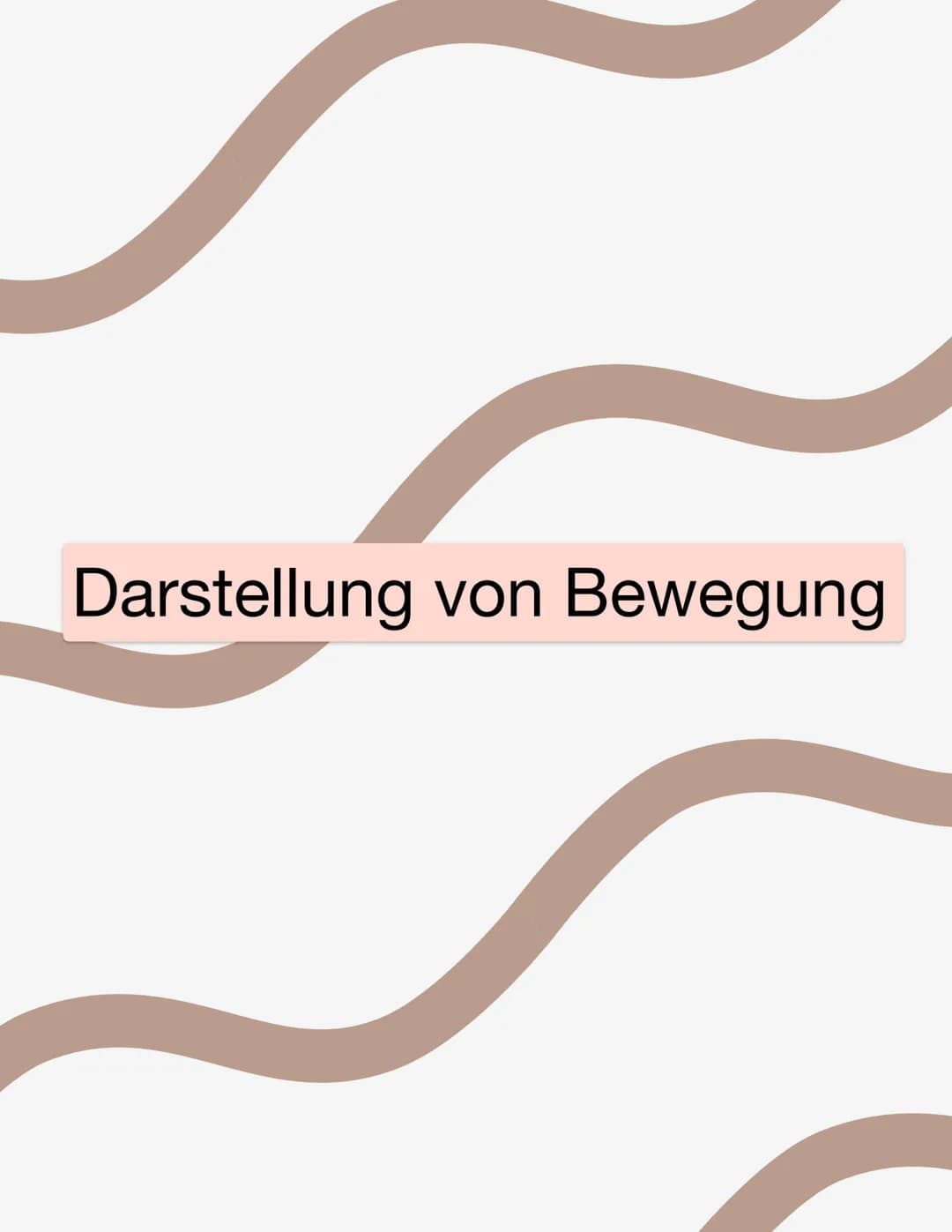 Darstellung von Bewegung Bahnformen:
• Geradlinige Bewegung
Der Korper bewegt sich auf einer
geraden Bahn.
Krummlinige Bewegung
Der Korper b