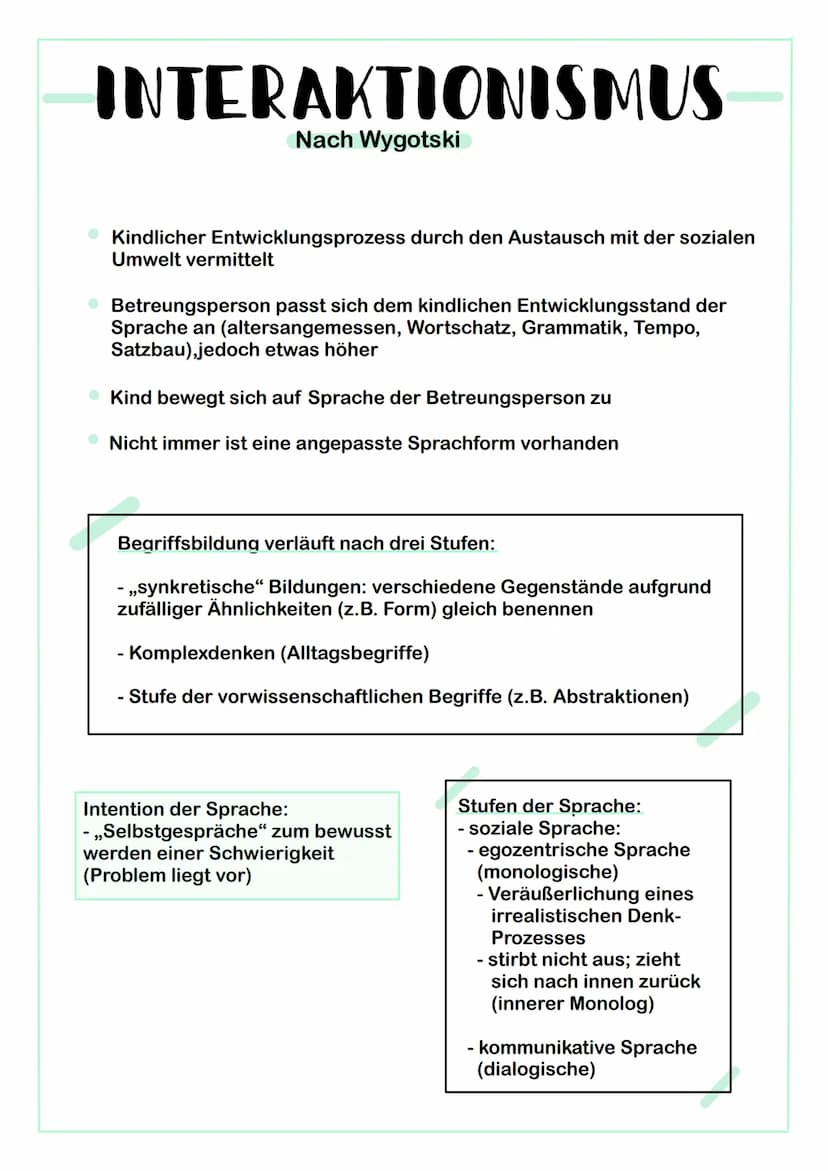 NATIVISMUS
Nach Noam Chomsky
A = B
LAD (Language Acquisition Device)
1. Hypothesenbildungsverfahren:
- Durch die gesprochene Sprache
werden 